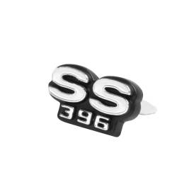 Trim Parts - Trim Parts 4475 1968 Camaro Steering Wheel Emblem "SS 396" EACH - Image 2