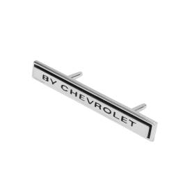 Trim Parts - Trim Parts 4599 1969 Chevelle Front Header Panel Emblem "By Chevrolet" EACH - Image 2