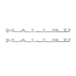 Trim Parts - Trim Parts 4673 1970 Chevelle Front Fender Emblem "Malibu" PAIR - Image 1