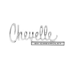 Trim Parts - Trim Parts 4676 1970 Chevelle Trunk Lid Emblem "Chevelle By Chevrolet" EACH - Image 1