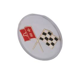 Trim Parts - Trim Parts 5000 1963 Early Corvette Gas Lid Emblem EACH - Image 2
