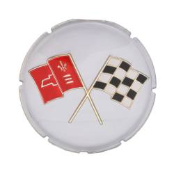 Trim Parts - Trim Parts 5002 1963 Late Corvette Gas Lid Emblem EACH - Image 1