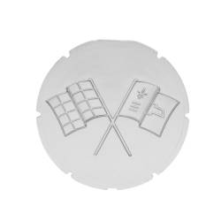 Trim Parts - Trim Parts 5002 1963 Late Corvette Gas Lid Emblem EACH - Image 3