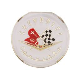 Trim Parts - Trim Parts 5084 1956-57 Corvette Front & Rear Emblem EACH - Image 1