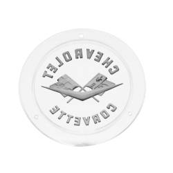 Trim Parts - Trim Parts 5090S 1958-60 Corvette Front & 1958-62 Rear Emblem Service Silver EA - Image 3