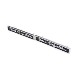Trim Parts - Trim Parts 5157 1962 Corvette Front Fender Emblem "Fuel Injection" PAIR - Image 2