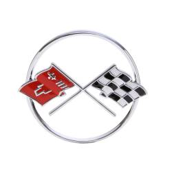 Trim Parts - Trim Parts 5206 1962 Corvette Nose Emblem w/o Studs EACH - Image 1