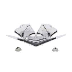 Trim Parts - Trim Parts 5218 1963 Late Corvette 1966 Front Fender X-Flag Emblem PAIR - Image 3