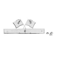 Trim Parts - Trim Parts 5219 1965 Corvette Front Fender Emblem "396 Turbo Jet" Dark Red PAIR - Image 3