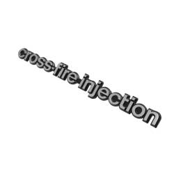 Trim Parts - Trim Parts 5249 1982 Front Fender Emblem "Cross-Fire Injection" EACH - Image 2