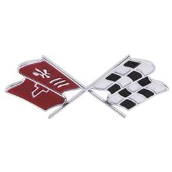 Trim Parts - Trim Parts 5954 1968 Corvette Fuel Door Emblem EACH - Image 1