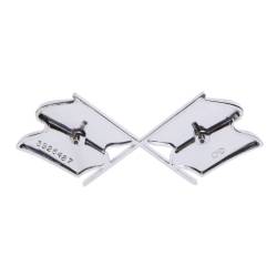 Trim Parts - Trim Parts 5954 1968 Corvette Fuel Door Emblem EACH - Image 3