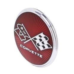 Trim Parts - Trim Parts 5962 1975-76 Corvette Rear Fuel Door Emblem EACH - Image 2