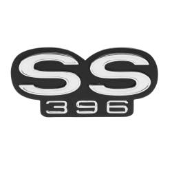 Trim Parts - Trim Parts 6725 1969 Camaro Rear Emblem "SS 396" EACH - Image 1