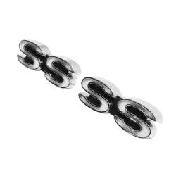 Trim Parts - Trim Parts 6750 1968 Camaro Front Fender Emblem "SS" PAIR - Image 2