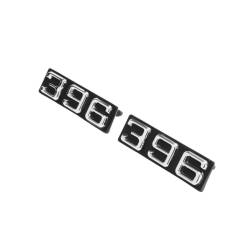 Trim Parts - Trim Parts 6830 70-72 Camaro Front Fender Emblem "396" PAIR - Image 2