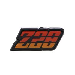 Trim Parts - Trim Parts 6956 1980-81 Camaro Fuel Door Emblem "Z-28" Orange EACH - Image 1