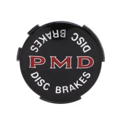 Trim Parts - Trim Parts 8204 Wheel Cover Emblem 2-7/16" Diameter Black Disc Brakes EACH - Image 1