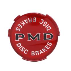 Trim Parts - Trim Parts 8205 Wheel Cover Emblem 2-7/16" Diameter Red Disc Brakes EACH - Image 1