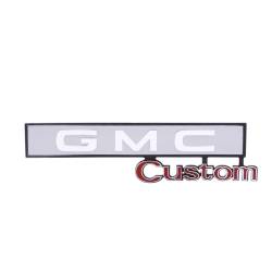 Trim Parts - Trim Parts 9875 1969-72 GMC Truck Glove Box Door Emblem "GMC Custom" EACH - Image 1