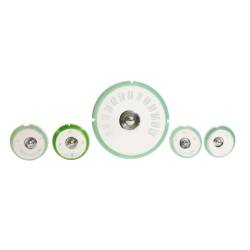 Trim Parts - Trim Parts 2067 59-60 Full-Size Chevrolet/El Camino Instrument Lens Set Westclox - Image 1