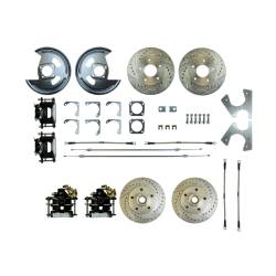 The Right Stuff Detailing - The Right Stuff F70RD06S 70-74 Chevy Camaro Brake Conversion Kit FR & RR - Image 1