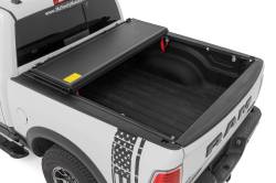 Rough Country Suspension Systems - Rough Country 47319550B Lo-Pro Hard Folding Tonneau Cover for 09-18 RAM 5.7' - Image 2