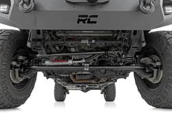 Rough Country Suspension Systems - Rough Country 10663 Black High Steer Drag Link w/Stabilizer for 18+ Jeep JL/JT - Image 2