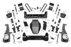 Rough Country Suspension Systems - Rough Country 10370 5" V2 Torsion Drop Lift for 11-19 Silverado/Sierra 2500/3500 - Image 1