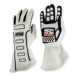 Simpson Safety - Simpson Safety 21300SW LTS Competitor Gloves Small White - Image 3