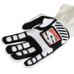 Simpson Safety - Simpson Safety 21300SW LTS Competitor Gloves Small White - Image 4