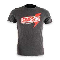 Simpson Safety - Simpson Safety 4501YM Lightning Fast T-Shirt Youth Medium Charcoal - Image 3