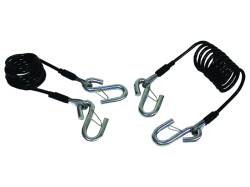 Blue Ox - Blue Ox BX88196 Safety Cable Kit Class III 7500lb Length 7' S-Hook - Image 1