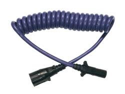 Blue Ox - Blue Ox BX88206 7 To 6 Coiled Electrical Cable Extension for RVs & Motorhomes - Image 1