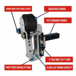 Shocker Hitch - Shocker Hitch SH-7002 Shocker 2" Air Ride 12K Weight Distribution Head - Image 9