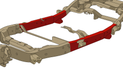 Rust Buster Frameworks - Rust Buster RB7401R RIGHT Center Frame Section for 00-20 Suburban/Yukon XL - Image 9