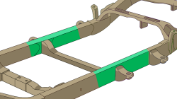 Rust Buster Frameworks - Rust Buster RB7338L LEFT Center Frame Section for 07-13 Silverado/Sierra - Image 8