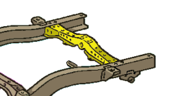Rust Buster Frameworks - Rust Buster Frameworks RB7121 Spare Tire Crossmember for 95-04 Toyota Tacoma - Image 9