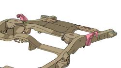Rust Buster Frameworks - Rust Buster RB7405L LEFT Rear Upper Shock Mount for 00-20 GM Full Size SUVs - Image 8