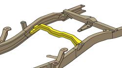 Rust Buster Frameworks - Rust Buster Frameworks RB7609 Fuel Tank Crossmember for 94-04 S10/Sonoma - Image 9