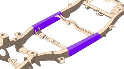 Rust Buster Frameworks - Rust Buster RB8433R RIGHT Center Frame Section for 07-14 Toyota FJ Cruiser - Image 9