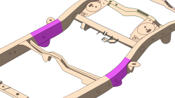 Rust Buster Frameworks - Rust Buster RB8421L LEFT Mid Frame Section for Toyota 4Runner/FJ Cruiser - Image 5