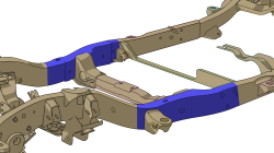 Rust Buster Frameworks - Rust Buster RB7422R Right Front Center Frame Section for 00-20 GM Full Size SUVs - Image 6