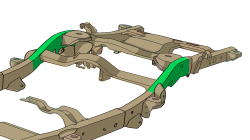 Rust Buster Frameworks - Rust Buster RB7403L LEFT Over-Axle Frame Section for 00-20 GM Full Size SUVs - Image 7