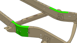Rust Buster Frameworks - Rust Buster Frameworks RB7357L Left Front Frame Section for 73-87 GM K10/K20 - Image 7