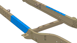 Rust Buster Frameworks - Rust Buster RB7356L Left Center Forward Frame Section for 73-87 GM K10/K20 - Image 9