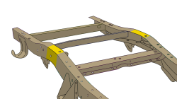 Rust Buster Frameworks - Rust Buster RB7353L Left Over-Axle Frame Section for 73-87 GM K10/K20 - Image 9
