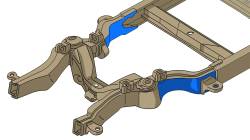 Rust Buster Frameworks - Rust Buster Frameworks RB7348L LEFT Front Frame Section for 88-98 GM C/K Truck - Image 4