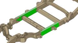 Rust Buster Frameworks - Rust Buster RB7347R RIGHT Front Center Frame Section for 88-98 GM C/K Truck - Image 4
