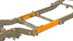 Rust Buster Frameworks - Rust Buster RB7313L LEFT Front Center Frame Section for 99-06 Silverado/Sierra - Image 4